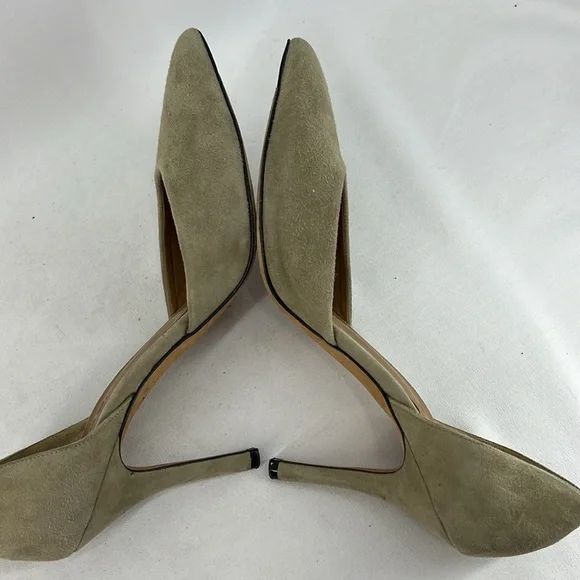 Vince Paulette D'Orsay Suede Pointed Toe Heels - Picture 8 of 10